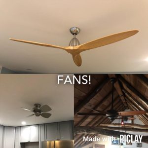 Ceiling fan installation